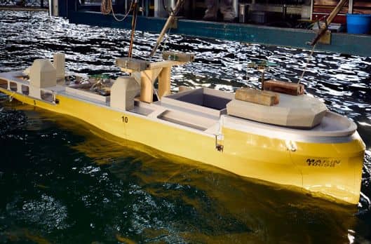 Maquette essais en bassin